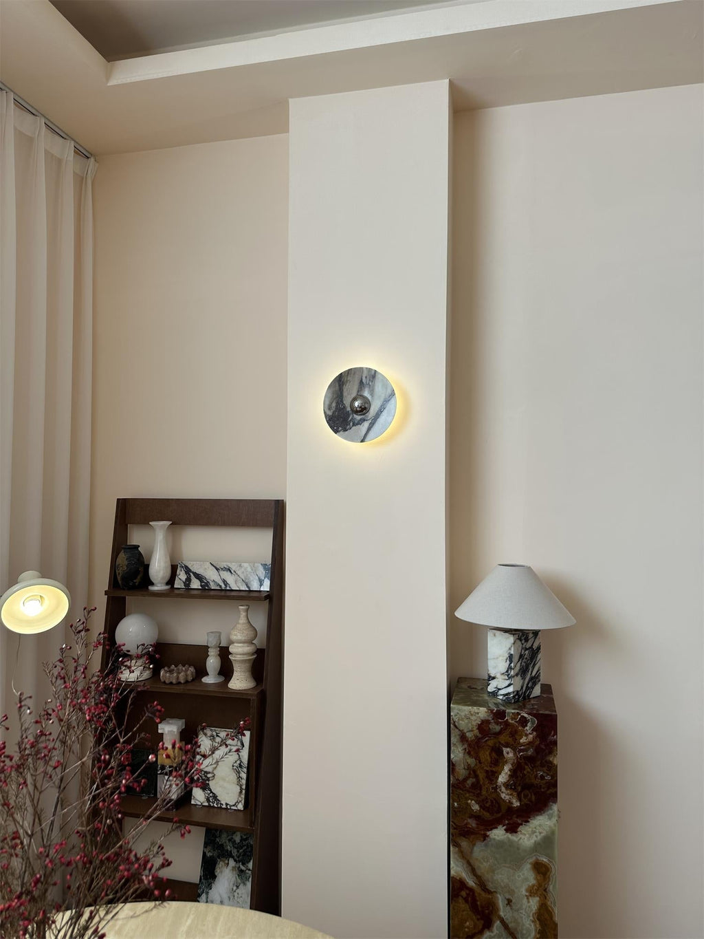 Applique Murale Ronde Marbre