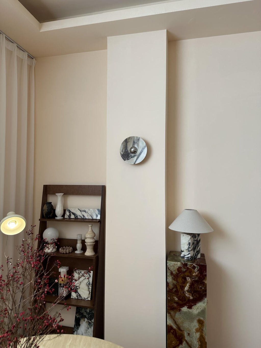Applique Murale Ronde Marbre