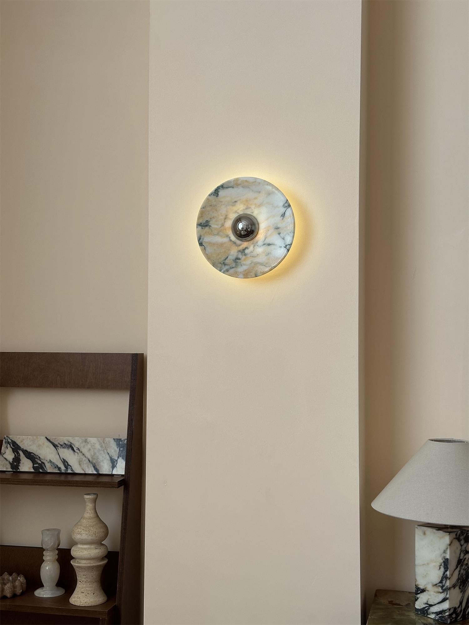 Applique Murale Ronde Marbre