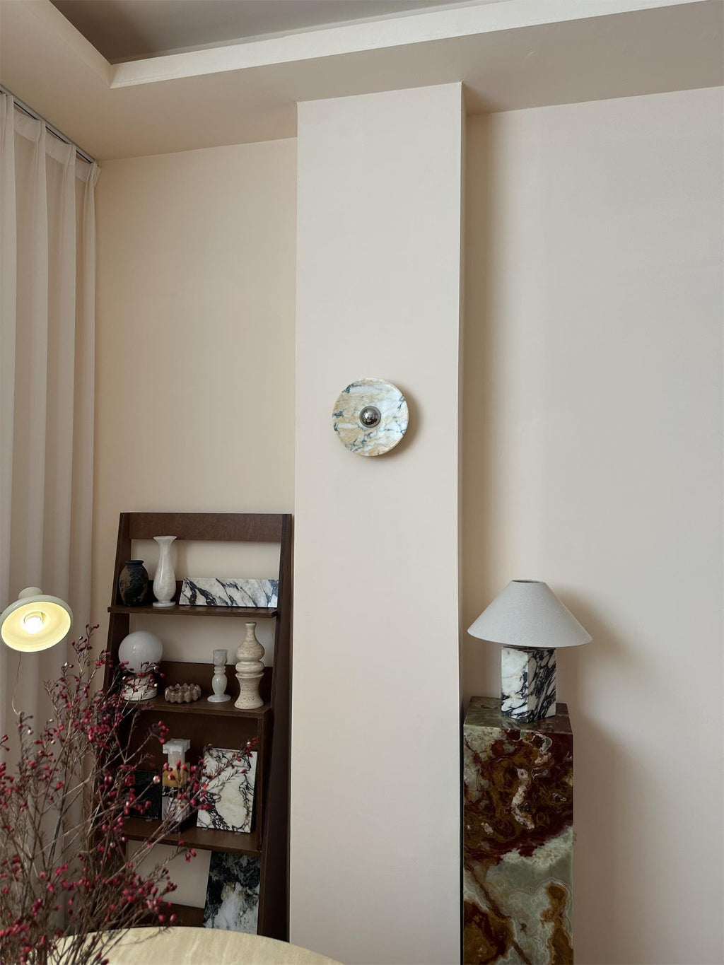 Applique Murale Ronde Marbre