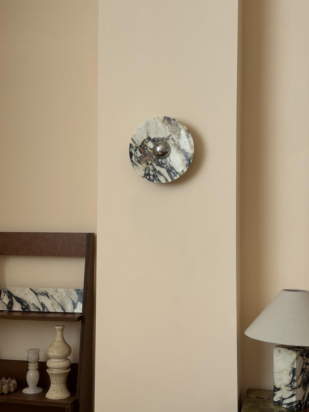 Applique Murale Ronde Marbre