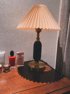 Lampe de Table Tissu Plissé