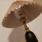 Lampe de Table Tissu Plissé