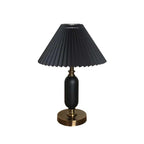 Lampe de Table Tissu Plissé