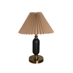 Lampe de Table Tissu Plissé