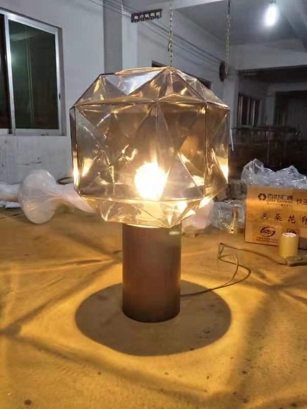 Lampe de Table Verre Soufflé