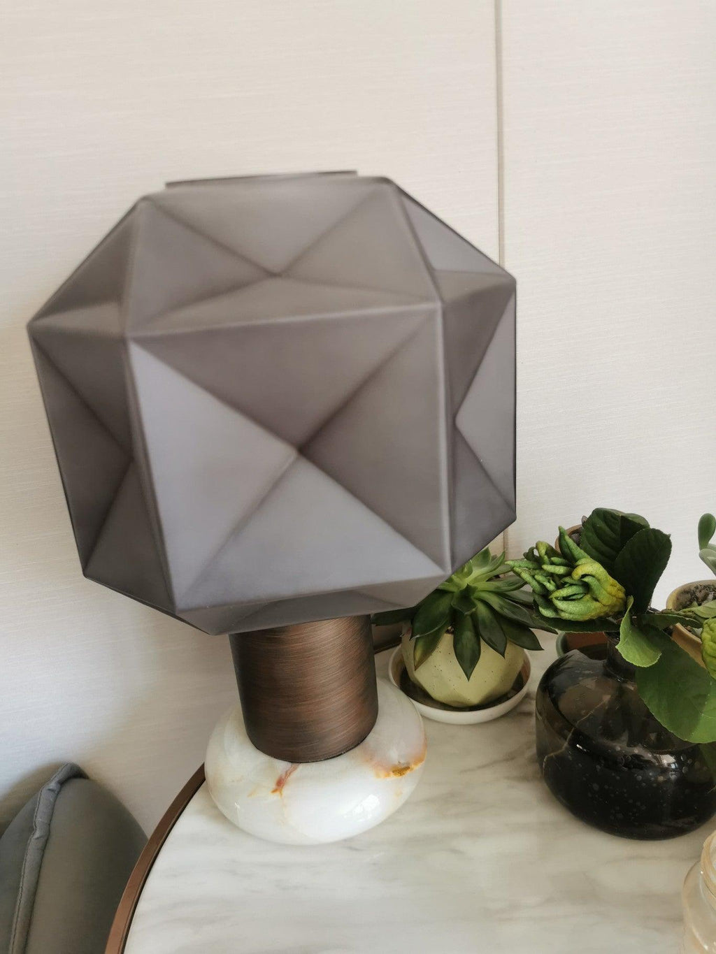 Lampe de Table Verre Soufflé