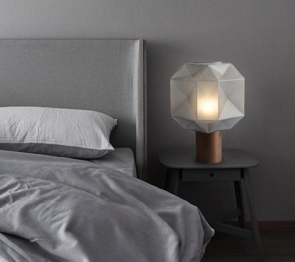 Lampe de Table Verre Soufflé