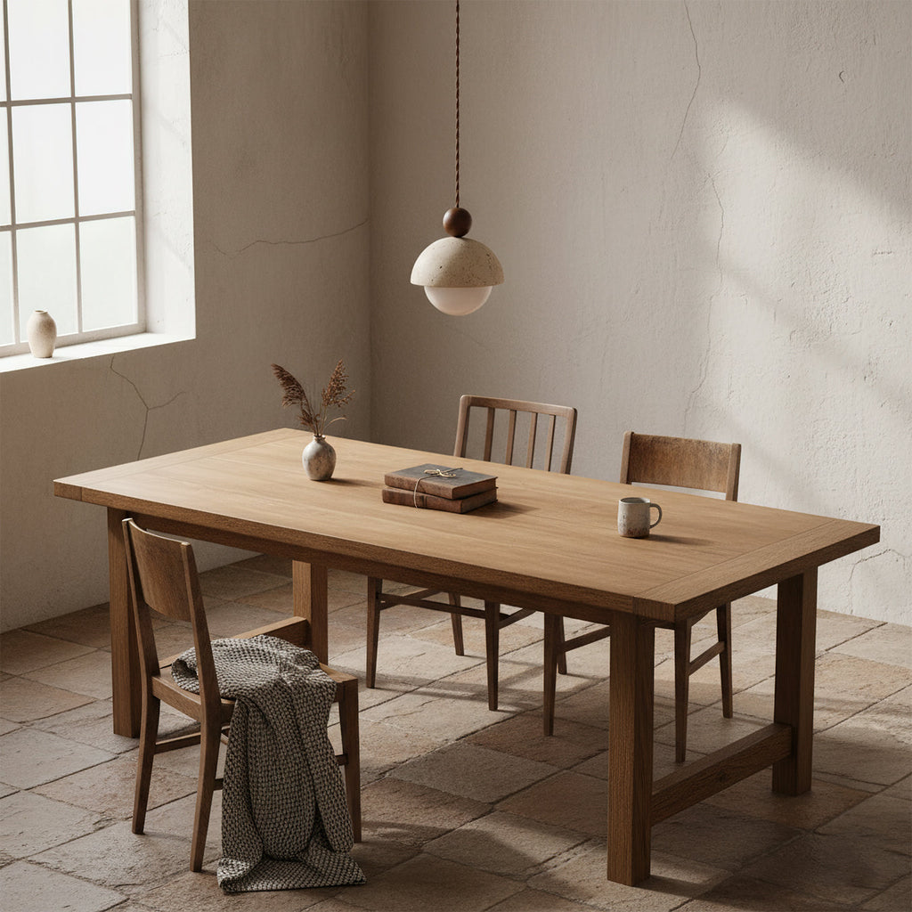 Suspension Bois Naturel Ronde – Design Japonais Épuré, Palermo