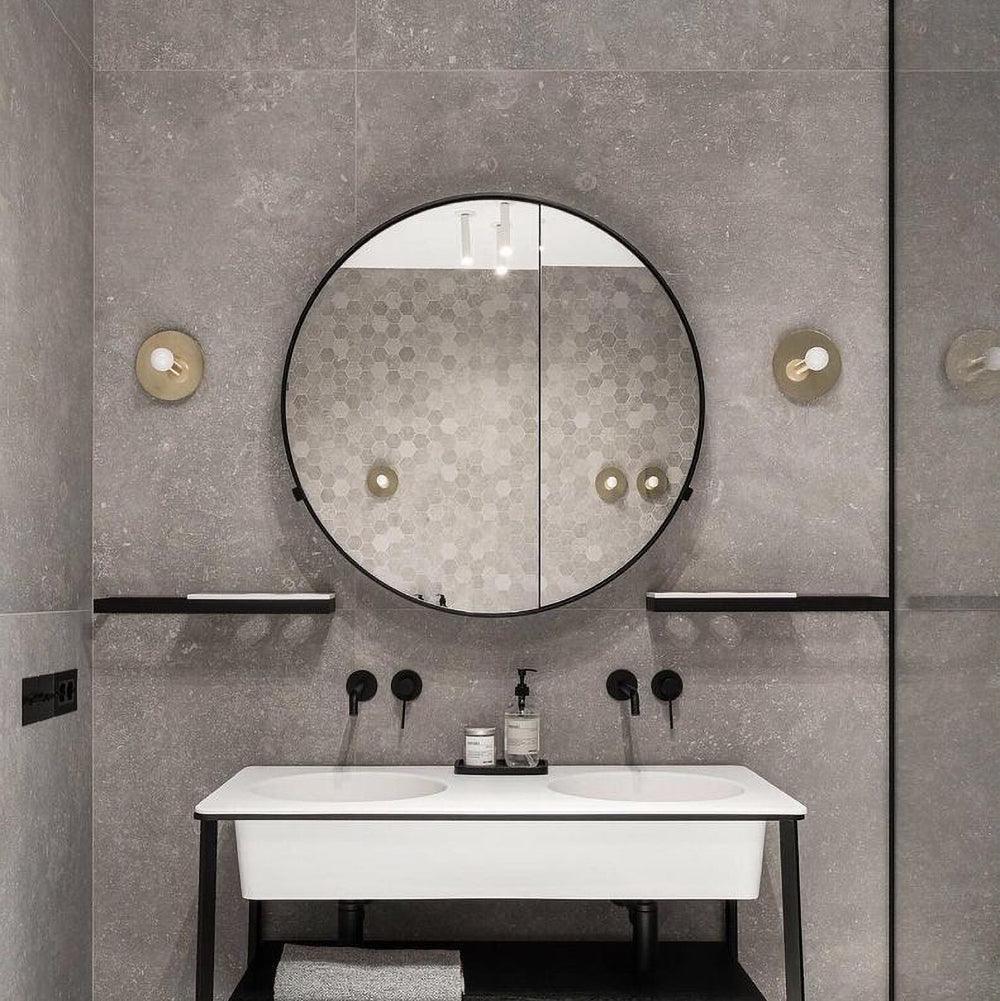 Applique Murale Disque Laiton Minimaliste