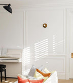 Applique Murale Disque Laiton Minimaliste