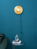 Applique Murale Disque Laiton Minimaliste