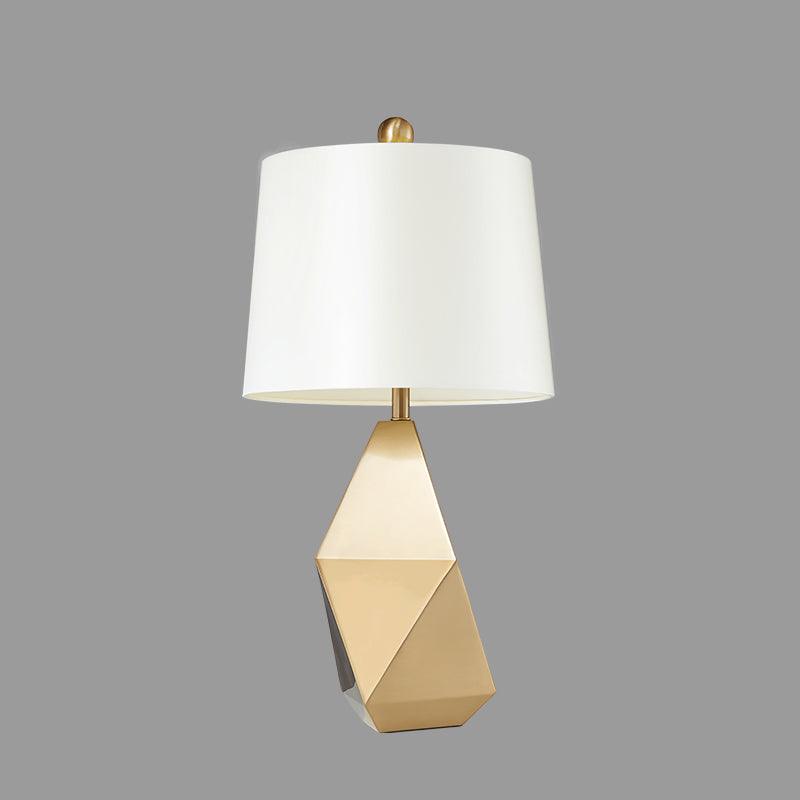 Lampe de Table Tissu Facetté