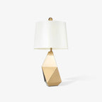 Lampe de Table Tissu Facetté