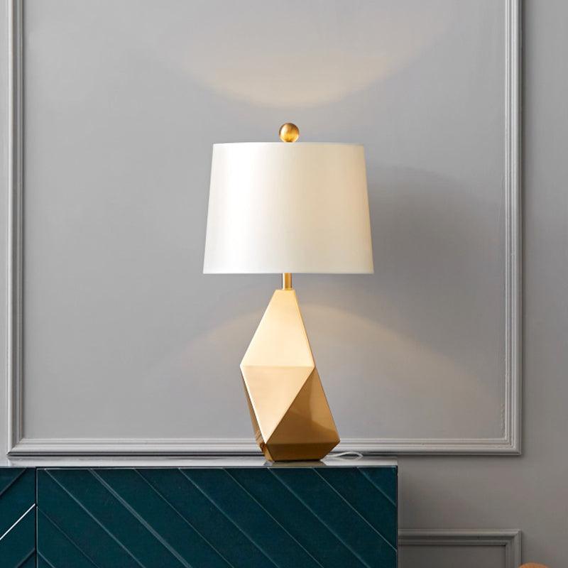Lampe de Table Tissu Facetté