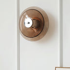 Applique Murale Disque Chrome Plug-in