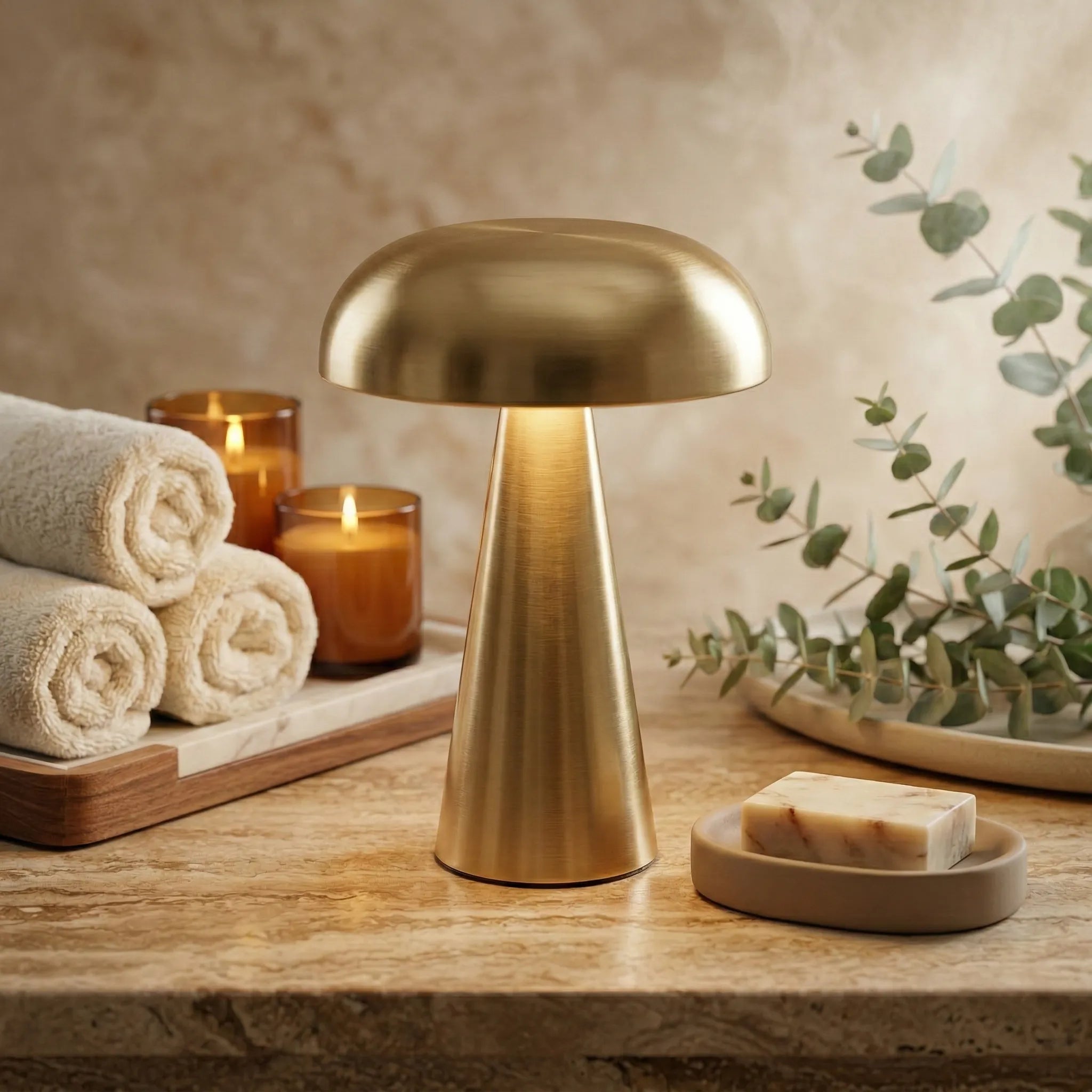 Lampe de Table Champignon Métal - Giro