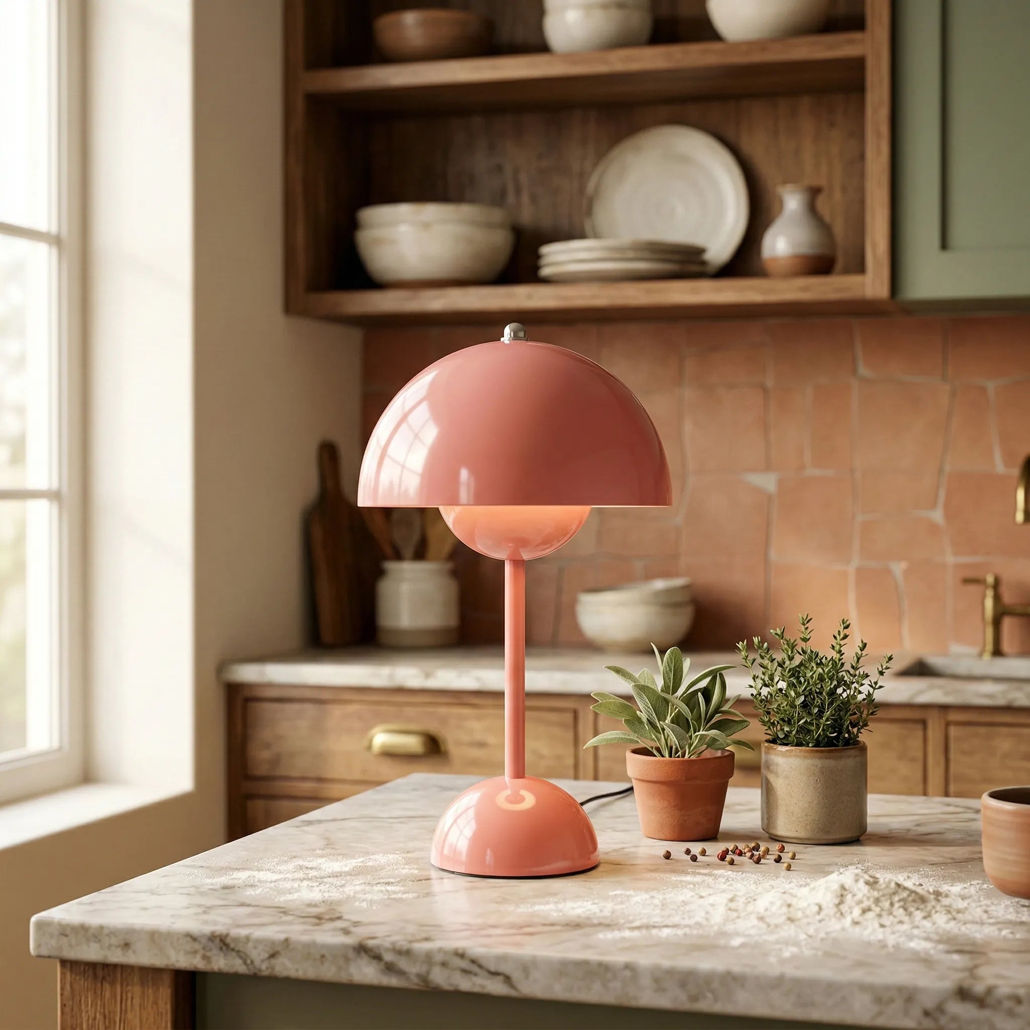 Lampe de Table Moderne et Sans Fil - Brûlée