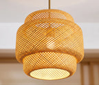 Lustre Rotin Naturel Boho