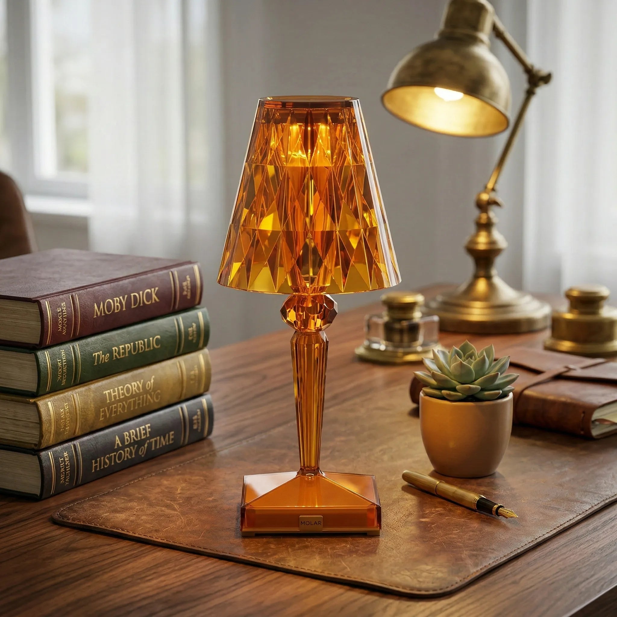 Lampe de Table en Cristal Tactile - Mantar