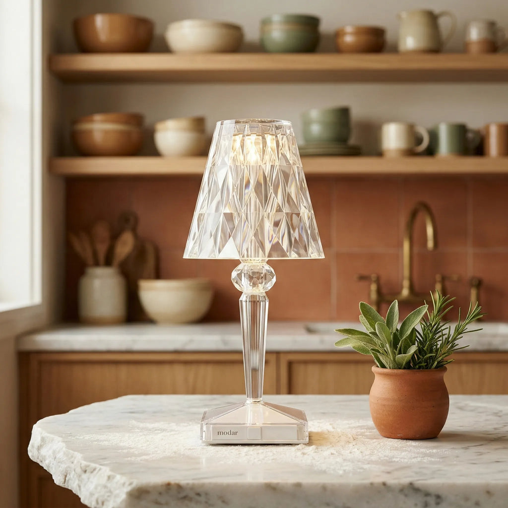 Lampe de Table en Cristal Tactile - Mantar