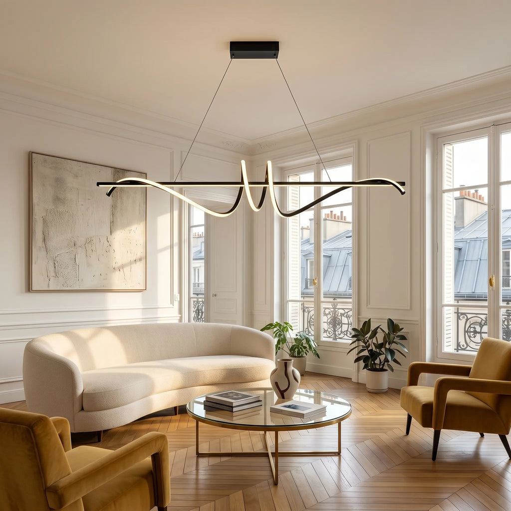 Lustre LED Ondulé Dimmable