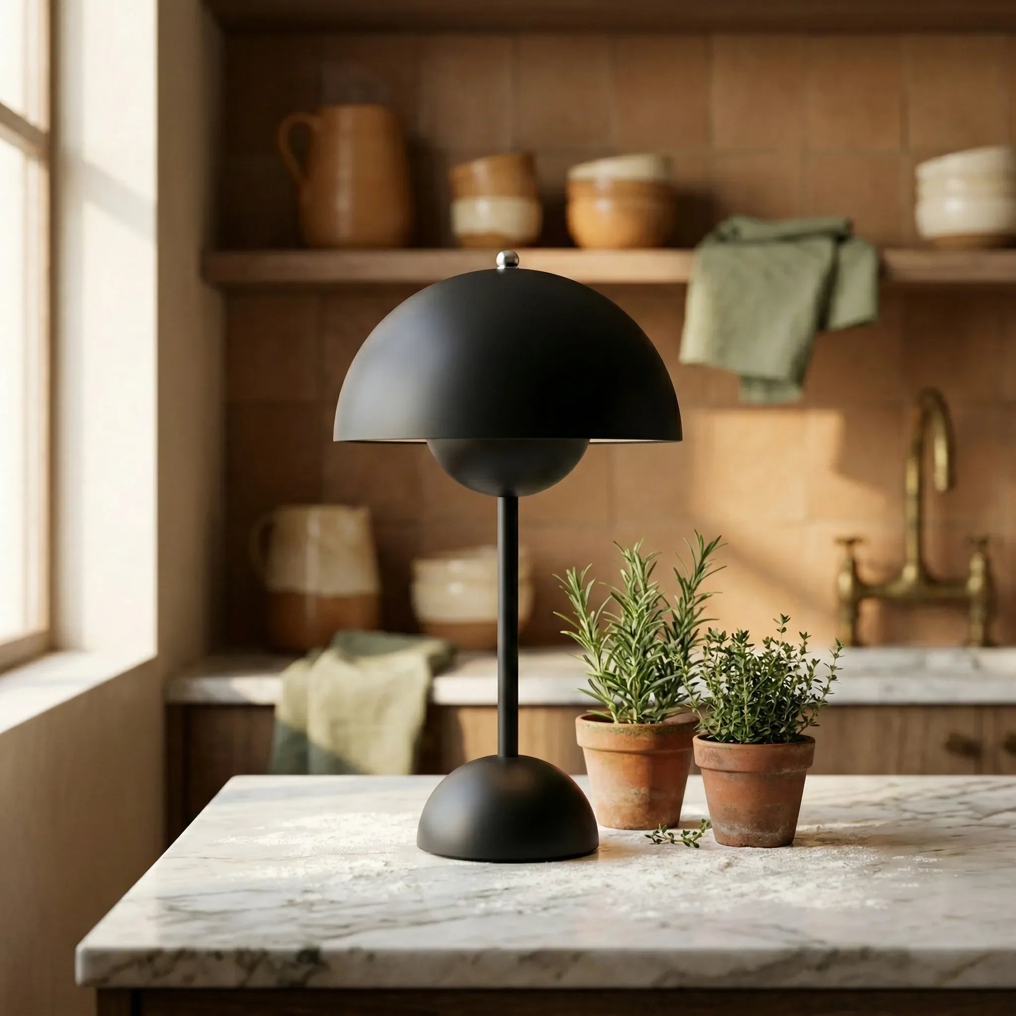 Lampe de Table Moderne et Sans Fil - Brûlée