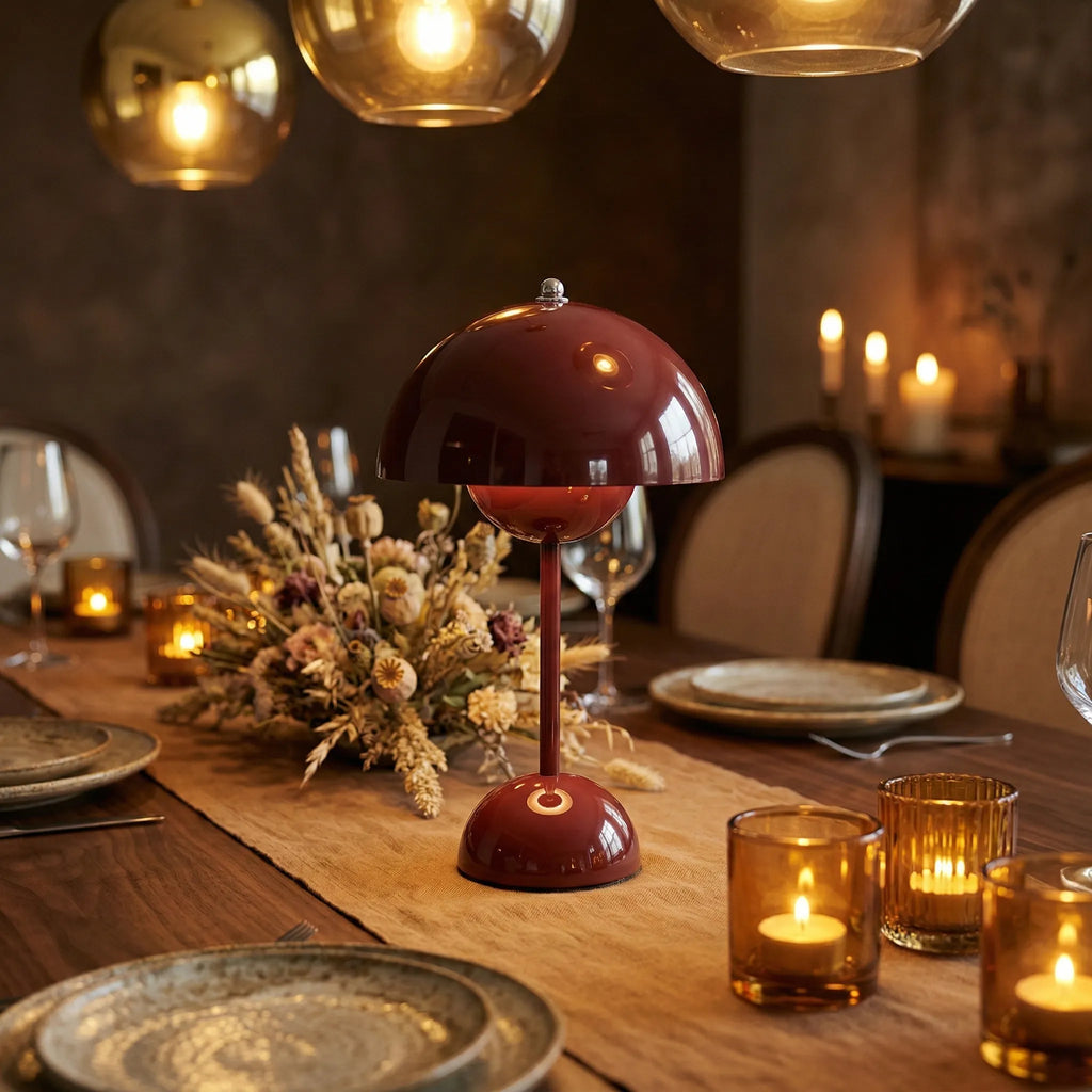 Lampe de Table Moderne et Sans Fil - Brûlée