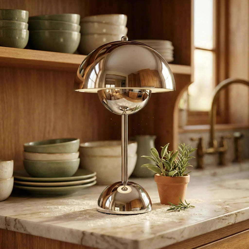 Lampe de Table Moderne et Sans Fil - Brûlée