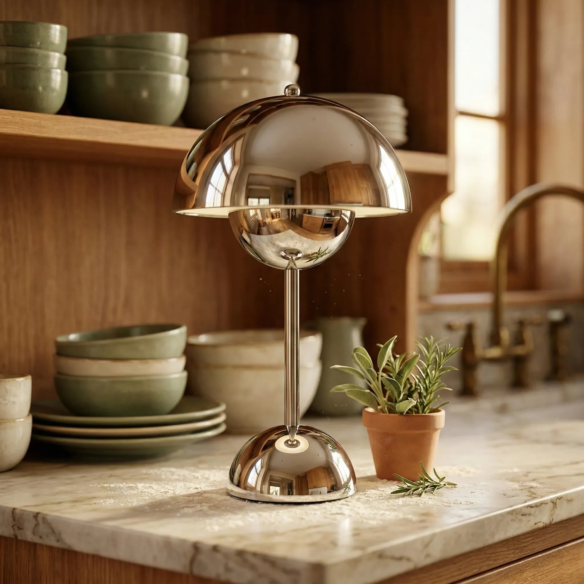 Lampe de Table Moderne et Sans Fil - Brûlée