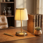 Lampe de Chevet Sans Fil Tissu LED – Rechargeable Tactile Design, Kumas