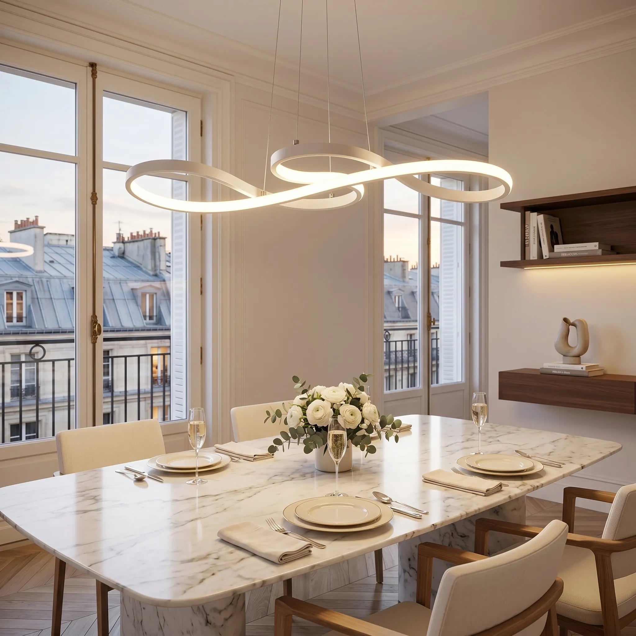 Lustre LED Aluminium Ajustable