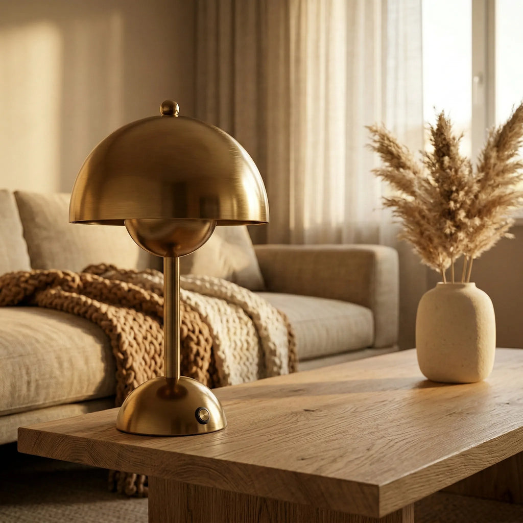 Lampe de Table Moderne et Sans Fil - Brûlée