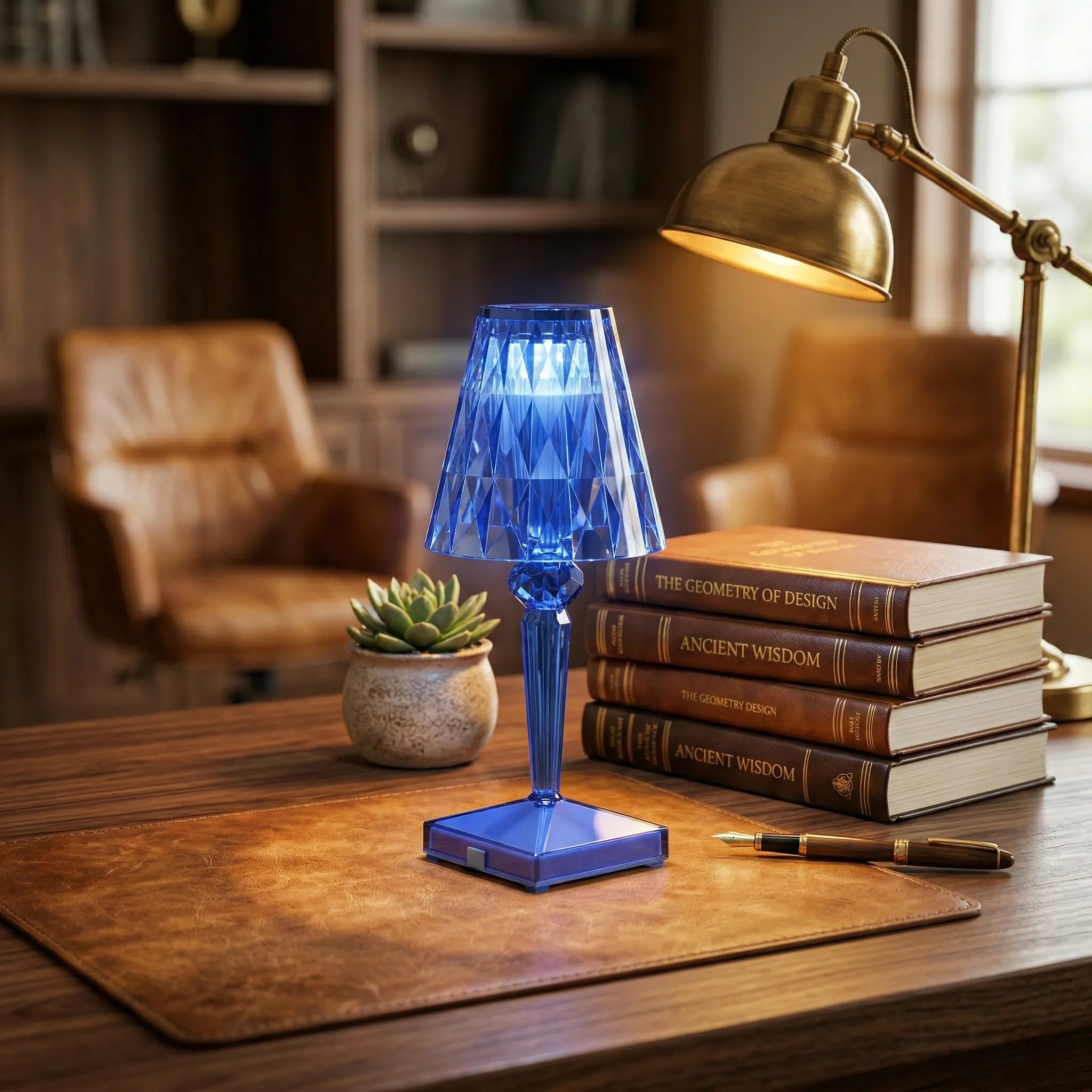 Lampe de Table en Cristal Tactile - Mantar