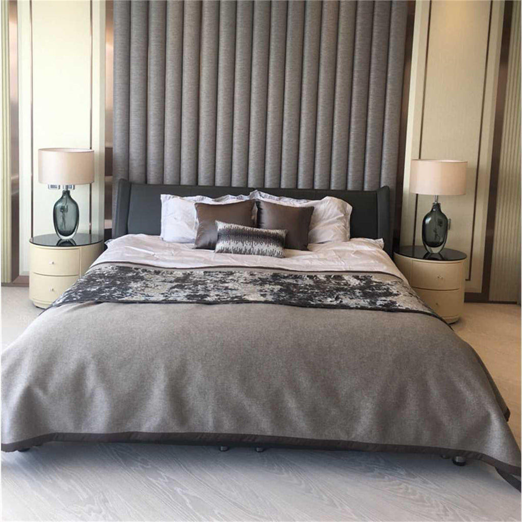 Lampe de Table Cristal & Tissu