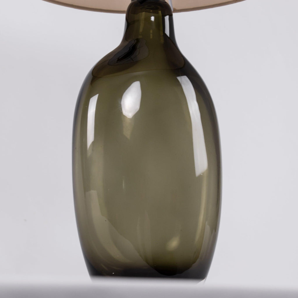 Lampe de Table Cristal & Tissu
