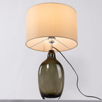 Lampe de Table Cristal & Tissu