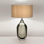 Lampe de Table Cristal & Tissu
