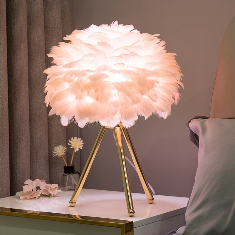 Lampe de Table Plume Fée