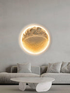 Applique Murale Plâtre Lune