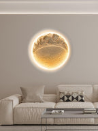 Applique Murale Plâtre Lune