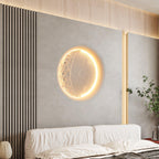Applique Murale Plâtre Lune