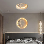 Applique Murale Plâtre Lune