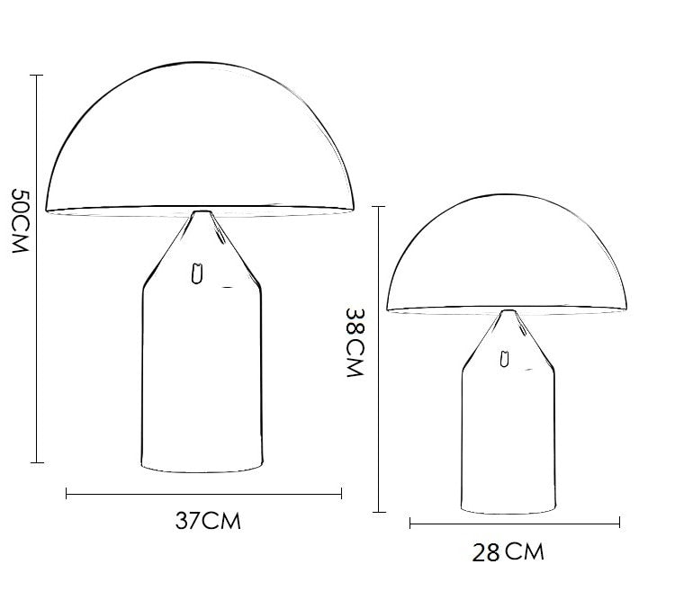 Lampe de Table Champignon