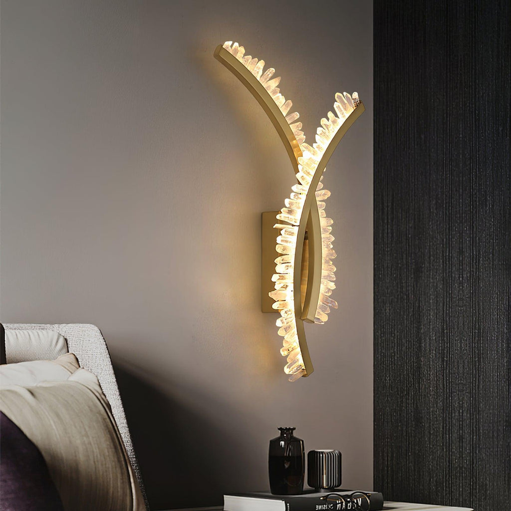 Applique Murale Cristal Acier