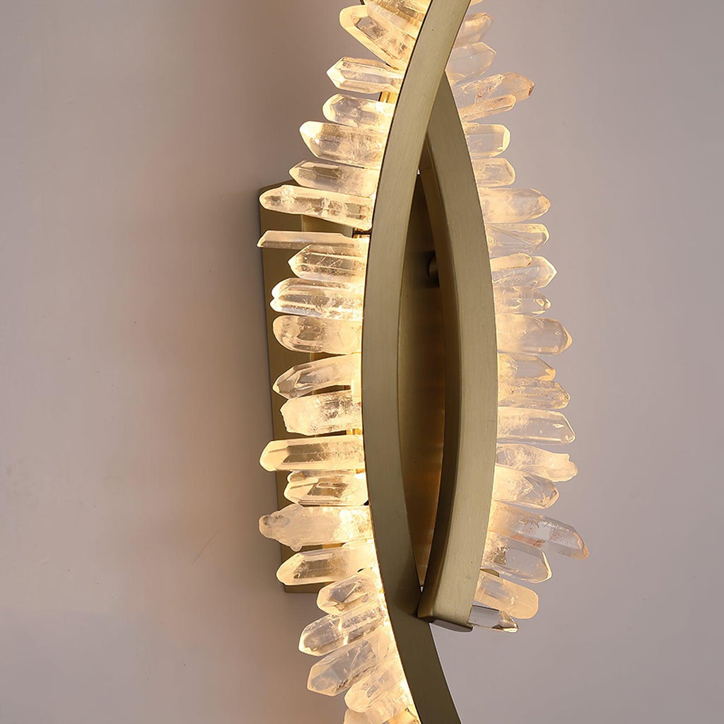 Applique Murale Cristal Acier