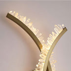 Applique Murale Cristal Acier