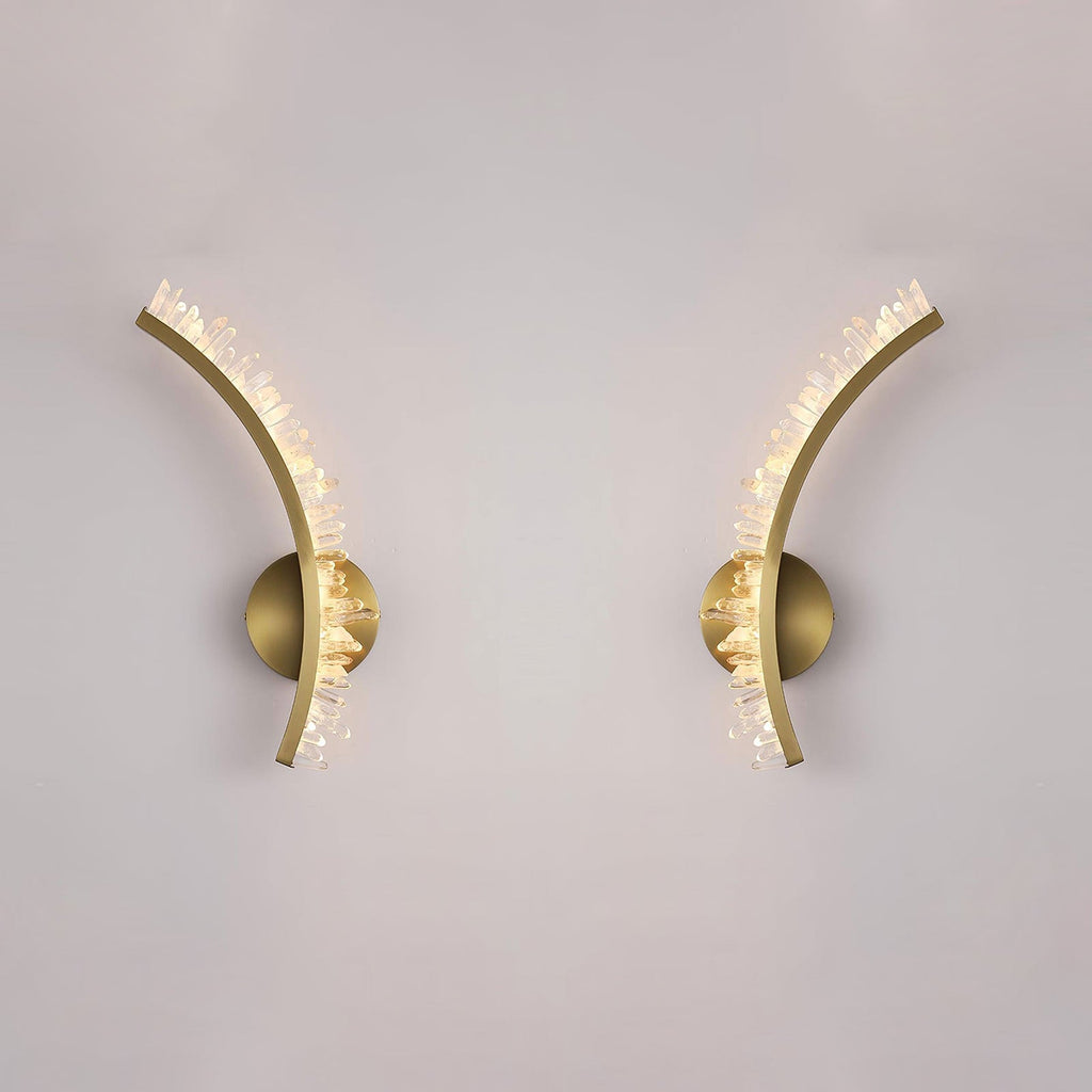 Applique Murale Cristal Acier