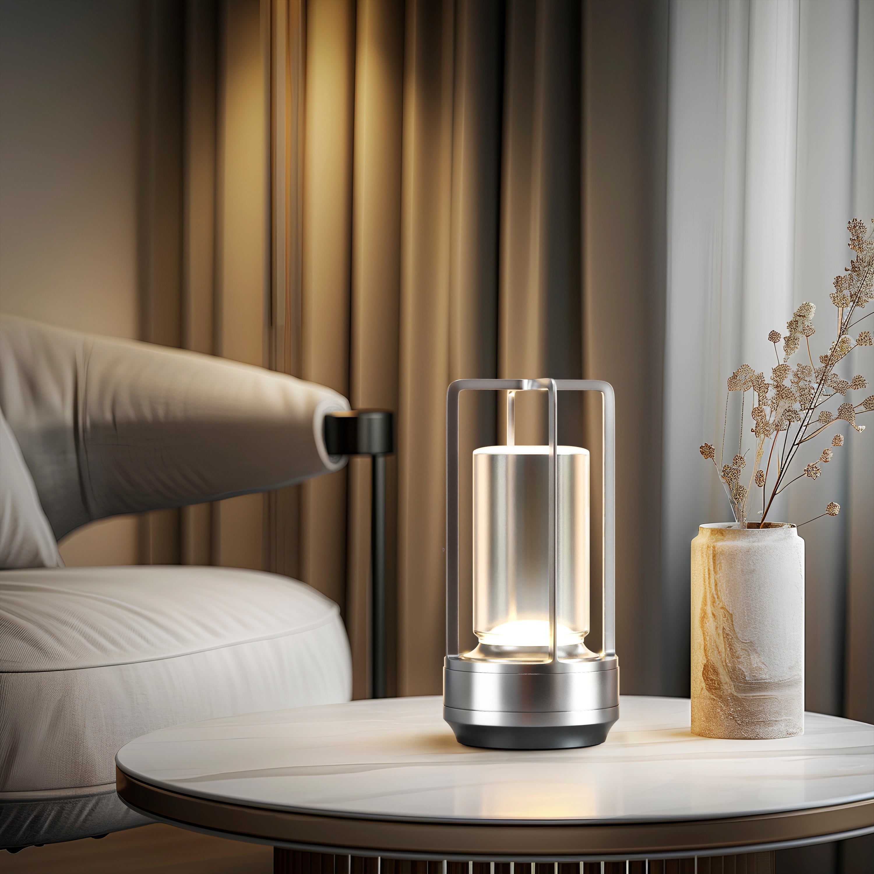 Lampe Sans Fil Cristal Luxe