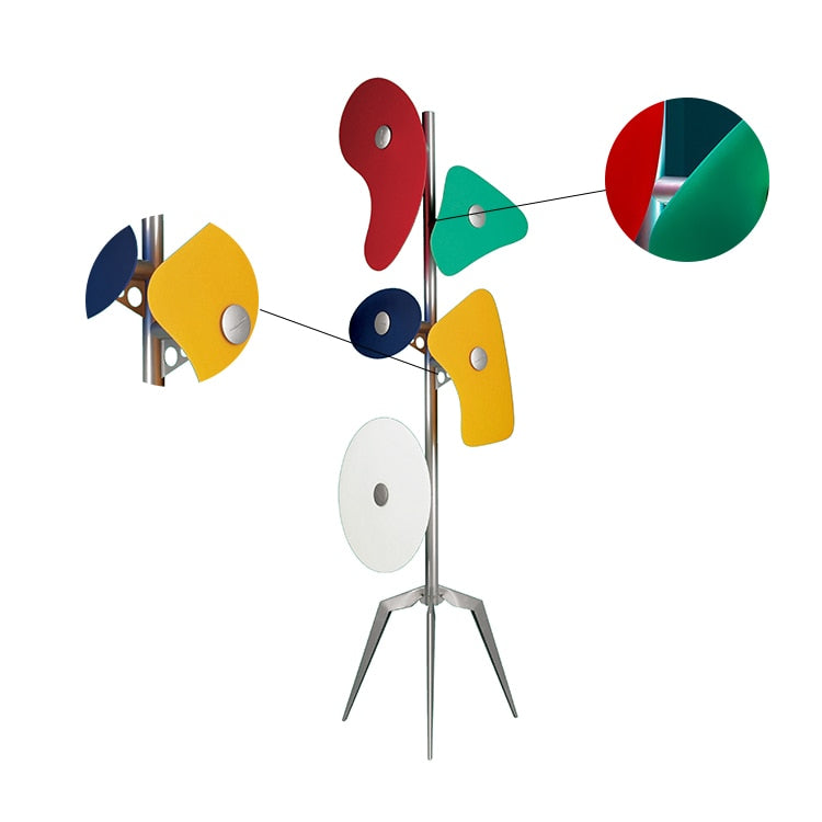 Lampadaire Géométrique Résine